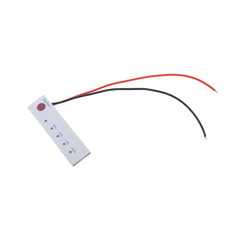 12V Lithium Battery Capacity Tester Power Indicator Gauge Meter 5L 3 String