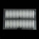 80 Pairs White Olive Shape Invisible Double Eyelid Eye Tape Stickers Makeup