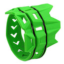 Motorcycle Exhaust Muffler Pipe Protector Heat Shield Cover 38.8x4.5x11cm Green