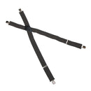 Men's X Back Suspenders Heavy Duty Adjustable Elastic Straight Clip Straps