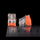 10Pcs PCT-104 wire connector for junction box 4 pin conductor terminal block  ^