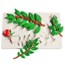 Leaf Rose Flower Silicone Mold Fondant Chocolate Mould Cake Decorating Tool. FT