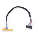 FIX-30Pin 2ch 6bit LVDS Cable for 15inch~19inch LCD Panel 6 Bits 25cm/250mm JCï¼D
