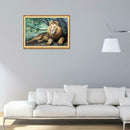 5D DIY Full Drill Diamond Painting Resting Lion Cross Stitch Embroidery Kit