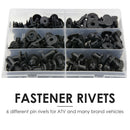 102pcs Nylon Bumper Push Fasteners Rivets Door Trim Panel Fender Side Skirt Clip