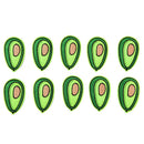 10 pcs avocado patches badge for clothing iron embroidered patch applique DIY3C