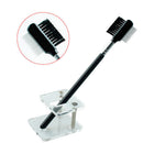 Steel Eyebrow Eyelash Dual-Comb Extension Brush Metal Comb Makeup Tool 3C