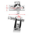 316 Stainless Steel Marine 90 Degree Boat Bimini Top 2 Holes Deck Hinge with