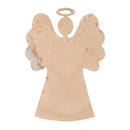 10pcs wooden crafts Christmas angel wood table home Christmas tree ornament
