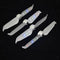 4x White LED Light Low Noise Propellers Props Self Lock for DJI Phantom 3