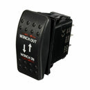 12V 20A Winch In Winch Out ON-OFF-ON Rocker Switch 7 Pin LED RED N4V8