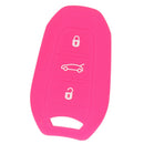Car Key Protive Cover Holder for BUICK Flip Smart 3 Buttons Remote Key Fob Rose