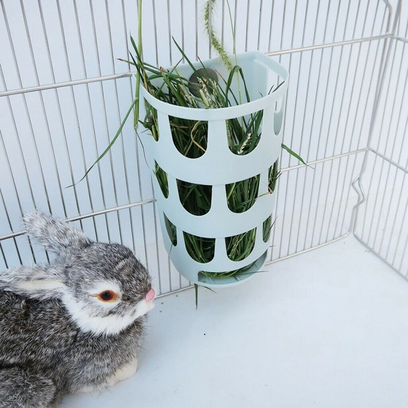 Small Pet Rabbit Chinchilla Guinea Pig Cage Feeder Hay