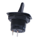 R13-402A Black 2Pin ON-ON Maintained 2Position SPDT Round Toggle Switch J 3C