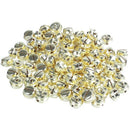 100 Pcs iron Christmas Jingle Bells Pendant Charms DIY Crafts Round bell Go