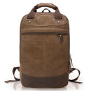 Canvas Shoulder Bag Handbag with Two Large Bag Backpack Computer Backpack S