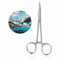 5" inch Curved Fishing Forceps Stainless Hemostat Locking Clamps Carp V9J5