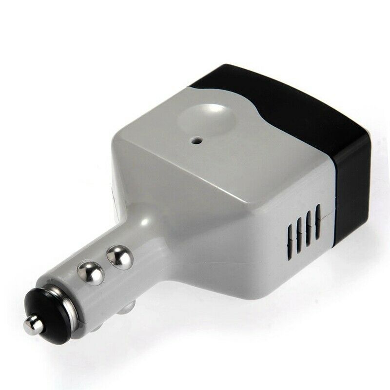 USB Car Charger Adapter Converter for Mobile Lighter DC12V / 24V to 220V Bl R4T8