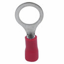 25pcs Insulated Crimp Ring Terminal Wire Connector 22-16AWG M6