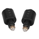 2 Packs Optical 3.5mm Female Mini Jack Plug To Digital Toslink M Audio Adap R5Z8