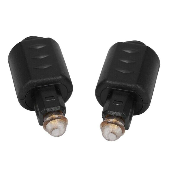 2 Packs Optical 3.5mm Female Mini Jack Plug To Digital Toslink M Audio Adap R5Z8