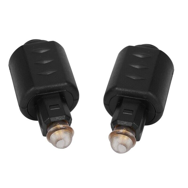 2 Packs Optical 3.5mm Female Mini Jack Plug To Digital Toslink M Audio Adap R5Z8