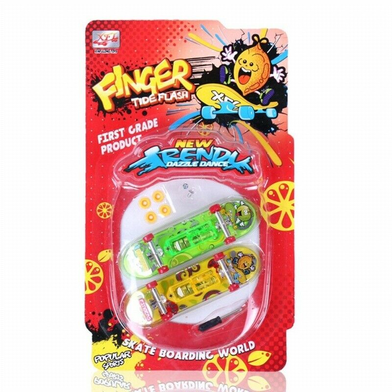 2 x Mini Skateboard Toys Finger Board Tech Deck Boy Kids Children Gifts E3Y4