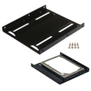 1Pc Metal Hard Disk Bracket SSD Mounting Bracket 2.5  to 3.5-inch Drive Adap BX