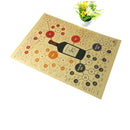 Wine Collection Process Poster Bars Drawing Poster Adornment Retro Wall Stick OZ