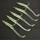 10 Silicone Sea Fishing Lure Luminous Large Luminous Tackle Fishing KFO011 FT