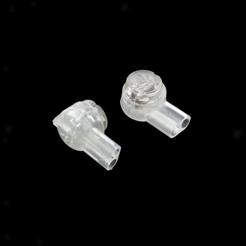 100Pcs Telephone Cable Line Joiner Clamp Block 2-Wire Jelly Crimp Connector