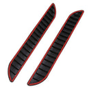 2Pcs Car Anti-Scratch Strip Anti-Collision Stickers,Black
