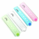 30cm Flexible Folding Ruler Multifunction Plastic Drawing Rulers School Office