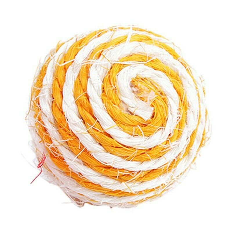 1 x Pet Dog Cat Rope Ball Kitten Teaser Chew Rattling Cute Playing Toys Sis V8L1