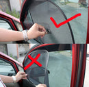 2x Car Rear Window Sun Shade Summer Sunshine Blind Suction Cup Side Window Hot