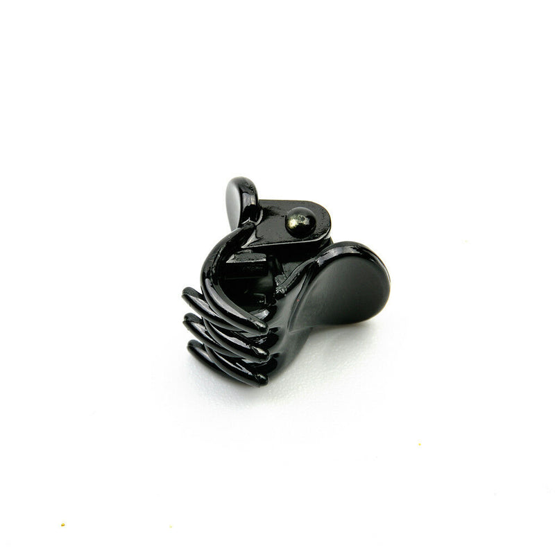 Fashion 12x Women Black Plastic Mini Hairpin 6 Claws Hair Clip Hairclip Clamps