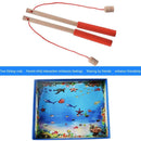 32pcs Magnetic Fishing Educational Fishing Game Wooden Toys Kids Baby Gifts