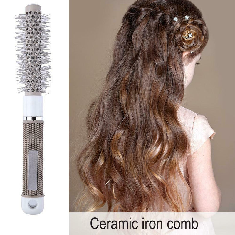 Pro Hair Brush High Temperature Resistant Ceramic Iron Round Comb (19mm)