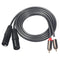 1.5M 5Ft Dual Rca Male to Xlr Male Cable 2 Xlr to 2 Rca Plug Adapter Hifi S