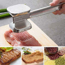 Stainless Steel Meat Hammer Tenderizer Double Side Beaf Steak Mallet Meat H G8T1