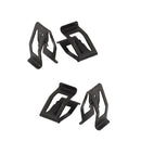 10Set Car SUV Front Console Dash Dashboard Trim Metal Retainer Universal Black