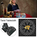 Tarot Pagan Altar Cloth Black Flannel Divination Tablecloth Kitchen Home Su J2Q5