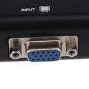 1pc 1 to 2 250MHz HD VGA UHD Signal Splitter Video Duplicator Amplifier