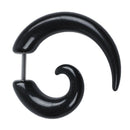 Jewelry Men's Earrings, Horn Claw Earrings, Acrylic Stainless Steel, Black