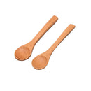 Wooden Round Bamboo Spoon Soup Tea Coffee Salt Spoon Jam Scoop DIY Kitchen To Kw