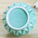 Minimalist Green Plant Hydroponic Vase Iron Holder Ceramic Scindapsus Conta