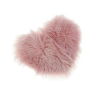 Heart Shaped Love Area Rug Fluffy Shaggy Carpet Mat for Bedroom Pink 30x40cm