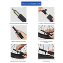 Riding Mini Bike Pump Repair Tool Multifunctional CO2 Inflator Tubeless Tire