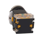DC/AC 660V 10A Yellow Round Momentary Switch DPST NO NC Press Pushbutton DIY