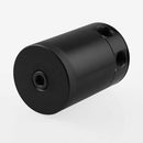 Baffled Universal Aluminum Oil Catch Can Reservoir Tank Black